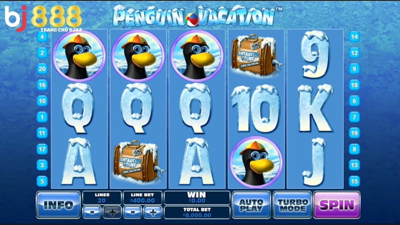 Chiến thuật chơi Penguin Vacation BJ888 hiệu quả