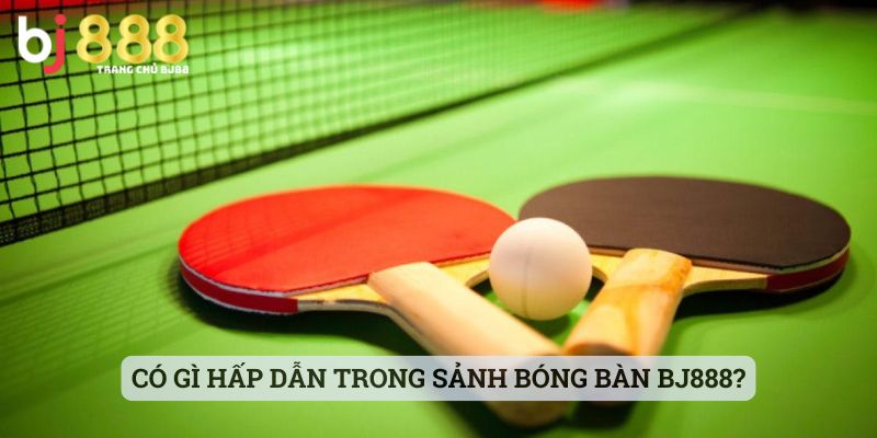 Có gì hấp dẫn trong sảnh bóng bàn BJ888?