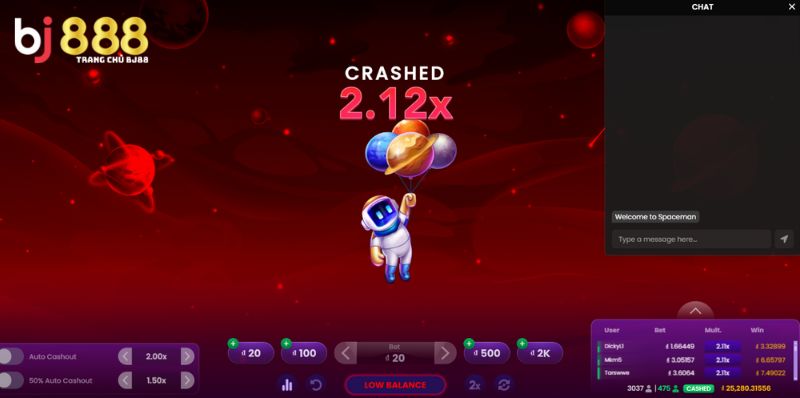crash BJ888