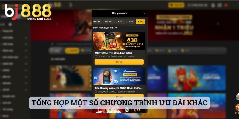 Tổng hợp một số chương trình ưu đãi khác tại thương hiệu